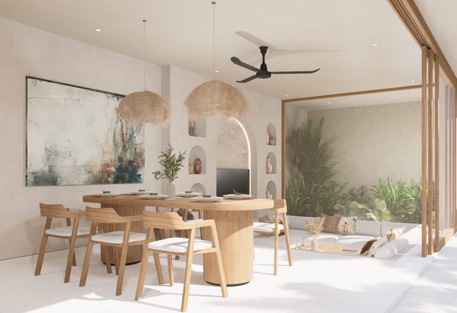 DTJS VILLA 1 Interior living dining